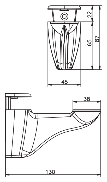 Cam Tutucu · 2100 — Teknik çizim