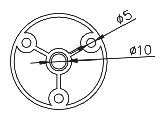 Açık Boru Babası · 4158-080 — Teknik çizim