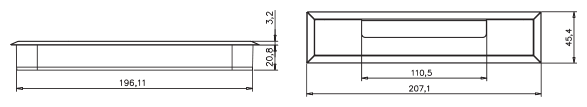 Dikdörtgen Kablo Kanalı · 4162 — Teknik çizim